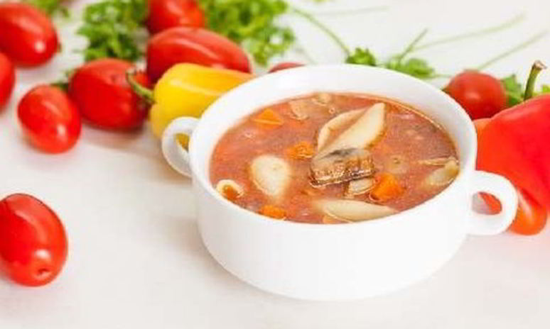 Рецепт супа с помидорами и ньокками