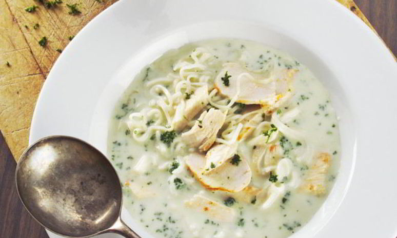 Рецепт супа с жареной курицей