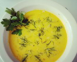 Сырный суп по-французски