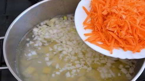 сырный суп с фрикадельками