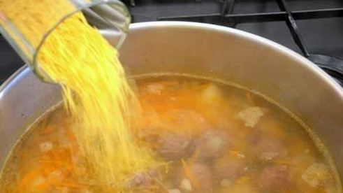 сырный суп с фрикадельками