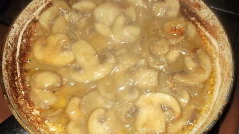 сырный суп с шампиньонами