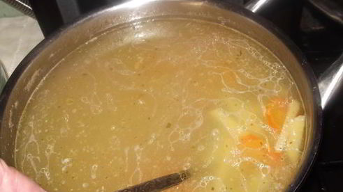 сырный суп с шампиньонами