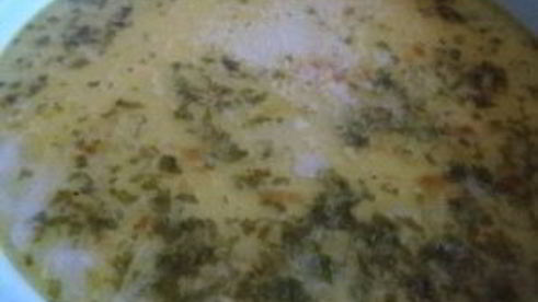 сырный суп со сливками