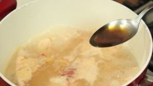 тайский суп с креветками