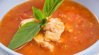 Томатный суп с индейкой