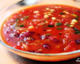 Томатный суп в мультиварке