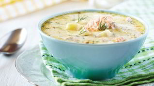 Уха из лосося