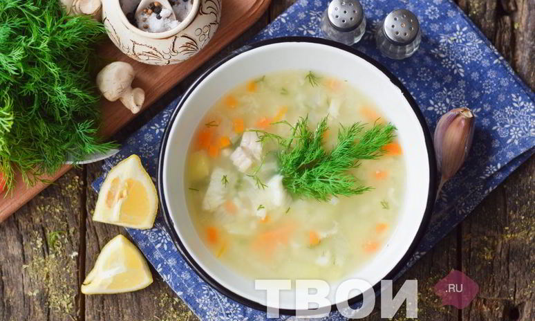 Рецепт ухи с рисом