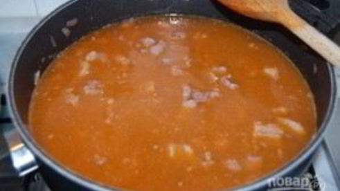 зимний суп с мясом