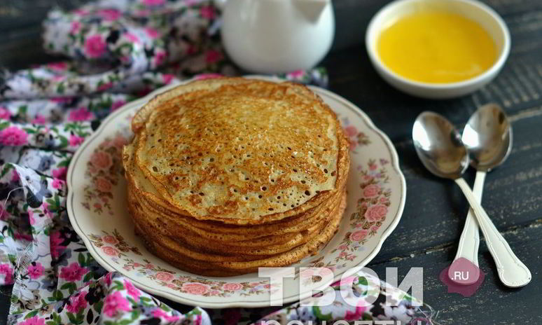 Рецепт ажурных блинчиков