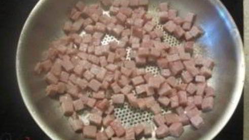 блинчики, фаршированные ветчиной и сыром