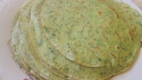 блинчики, фаршированные ветчиной и сыром