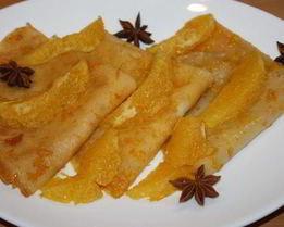 Блинчики фламбе