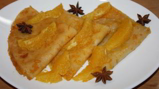 Блинчики фламбе