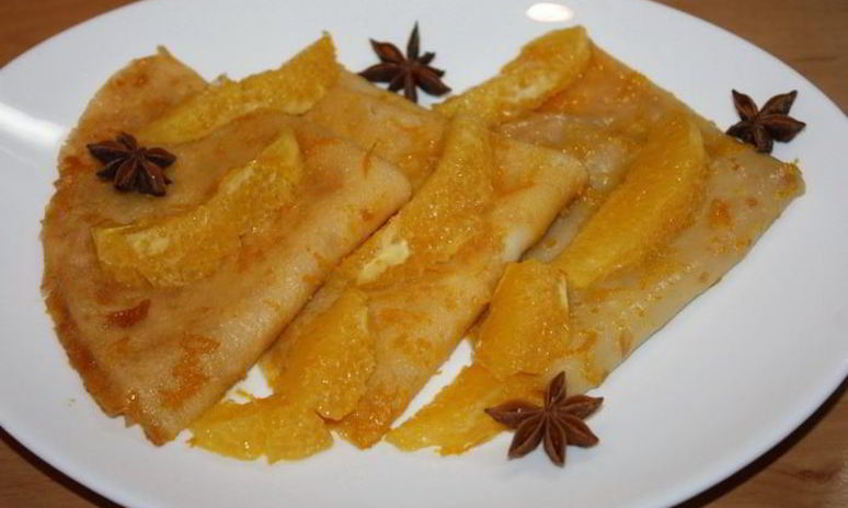 Рецепт блинчиков фламбе