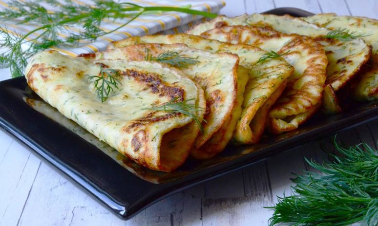 Рецепт блинчиков из кабачков