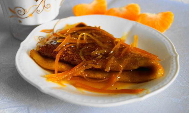 Рецепт блинчиков креп сюзетт