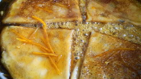 блинчики креп сюзетт