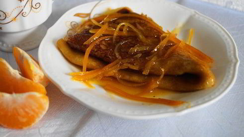 блинчики креп сюзетт