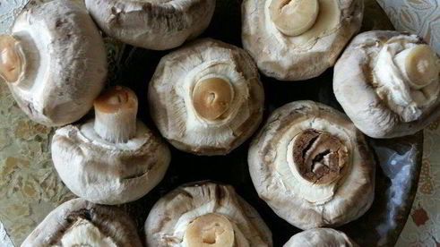 блинчики с грибной начинкой