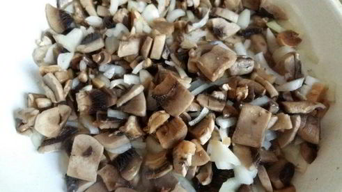 блинчики с грибной начинкой