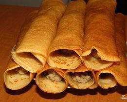 Блинчики с картошкой и печенью