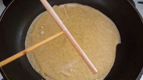 блинчики с кукурузной мукой и отрубями