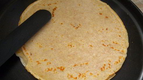 блинчики с кукурузной мукой и отрубями