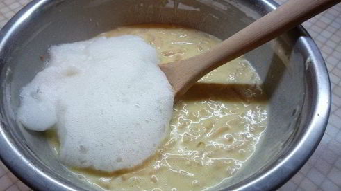 блинчики с яблочно-грушевым припеком и медом