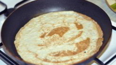 блинчики с яблоками и корицей