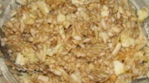 блинчики с яблоками и корицей