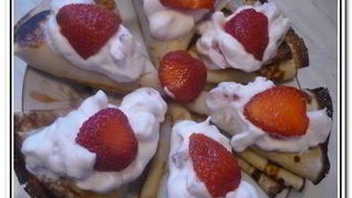 Блинный торт, блины с мясом, сладкие блины