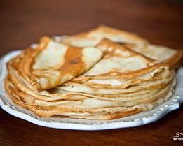 Блины на кефире и молоке