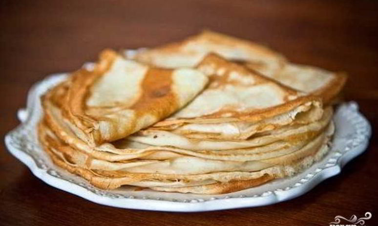 Рецепт блинов на кефире и молоке