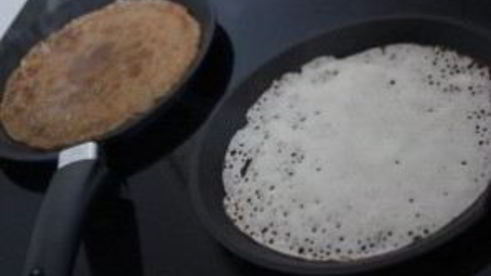 блины на кефире вегетарианские