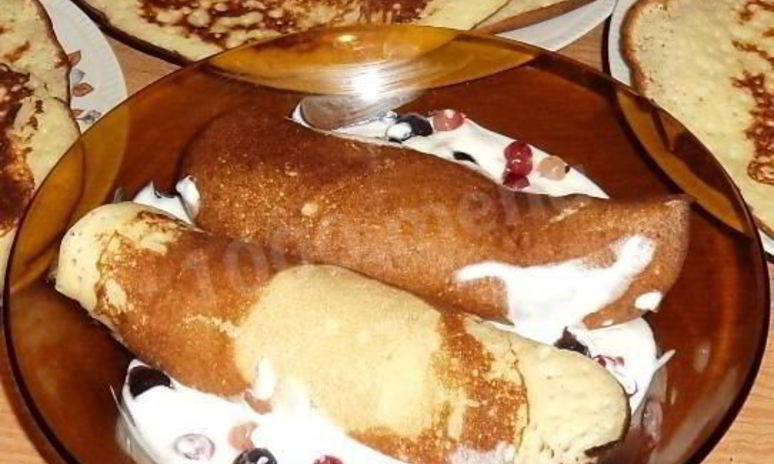 Рецепт блинов на манке на дрожжах манные