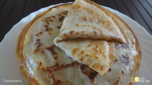 блины на простокваше