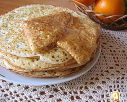 Блины на пшенной каше