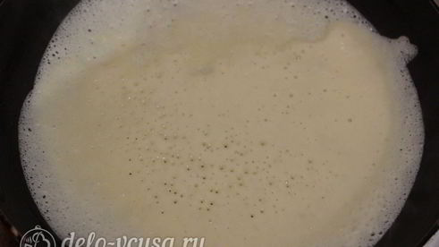 блины на сгущенном молоке