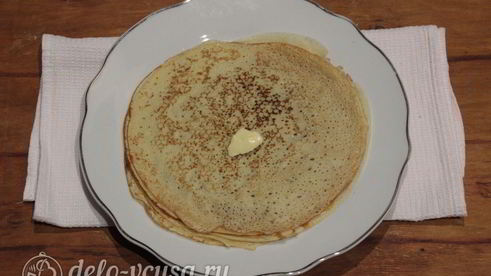 блины на сгущенном молоке