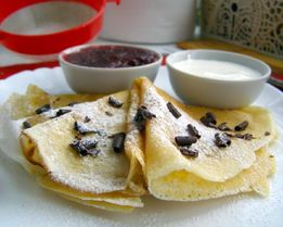 Блины на сухом молоке