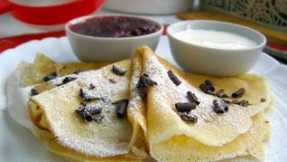 Блины на сухом молоке