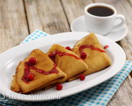 Блины с медом