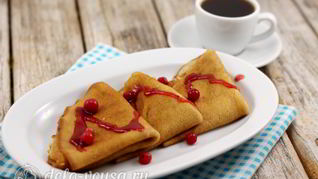 Блины с медом