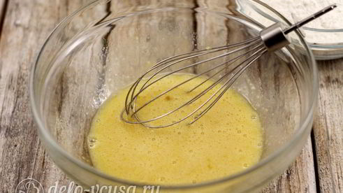 блины с медом