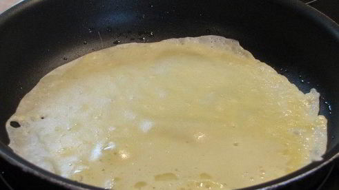 блины с нежнейшим белково-лимонным кремом