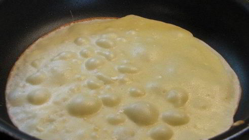 блины с нежнейшим белково-лимонным кремом