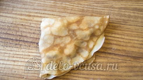 блины с нутеллой и бананом