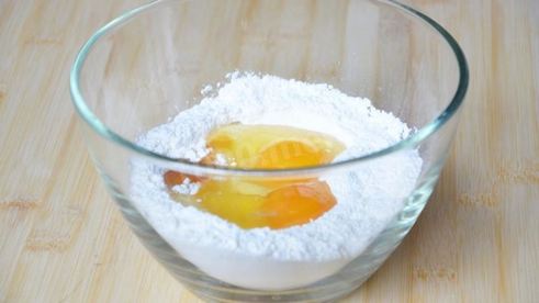 блины с яблоками и корицей